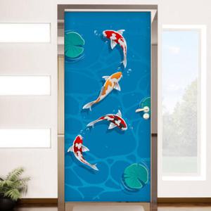 아트박스/꾸밈 pk328-비단잉어현관문시트지