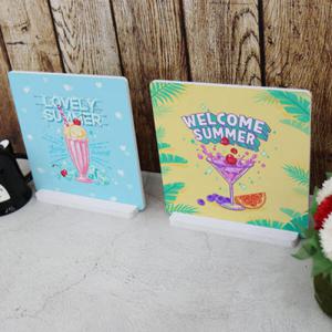 아트박스/꾸밈 ic873-스탠드액자2P_시원한음료4