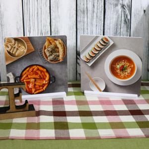 아트박스/꾸밈 ci778-스탠드액자2P_대표간식분식세트