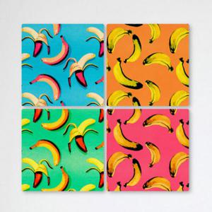 아트박스/꾸밈 ib532-멀티액자_바나나패턴팝아트