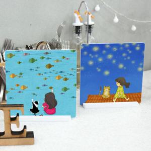 아트박스/꾸밈 pk313-스탠드액자2P_상상속동화나라3