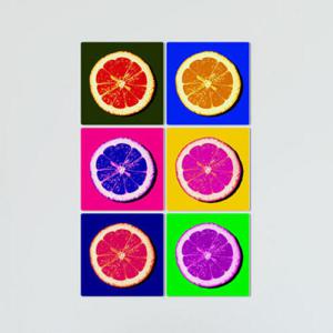 아트박스/꾸밈 ib545-멀티액자_오렌지팝아트4