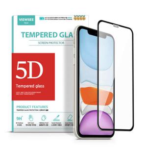 아트박스/뷰씨 아이폰11프로/XS/X 5D풀커버 강화유리필름 1매