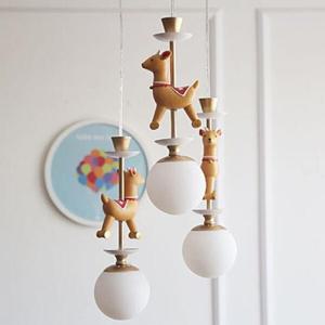 아트박스/퍼플스토리 루돌프 3등 펜던트(LED전구포함)