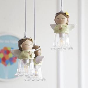 아트박스/퍼플스토리 엔젤 3등 펜던트(LED전구포함)