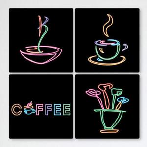 아트박스/꾸밈 cf756-멀티액자_네온사인커피