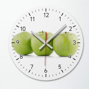 아트박스/꾸밈 cd327-풋사과삼총사_인테리어벽시계