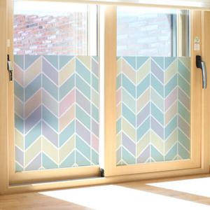 아트박스/꾸밈 ii819-컬러지그재그_글라스시트지