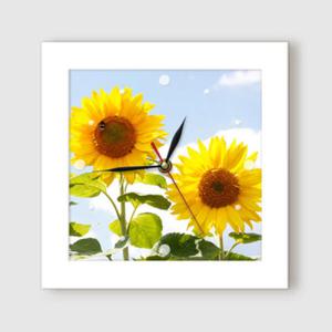 아트박스/꾸밈 it334-인내의해바라기_미니액자벽시계