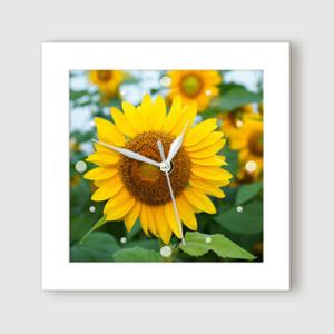 아트박스/꾸밈 it344-함께하는해바라기_미니액자벽시게