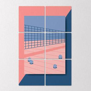 아트박스/꾸밈 ib890-멀티액자_테니스장