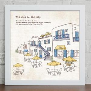 아트박스/꾸밈 ix047-산토리니의카페스토리