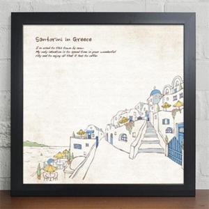 아트박스/꾸밈 ix048-산토리니의한적한오후풍경