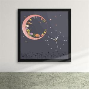 아트박스/꾸밈 ix098-고요한 밤 액자시계