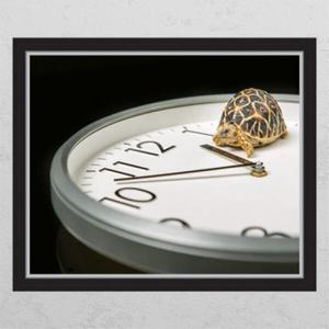 아트박스/꾸밈 ih343-점심시간 7분전_창문그림액자_뮤럴시트지