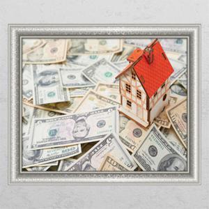 아트박스/꾸밈 ih371-달러언덕위에 집_창문그림액자_뮤럴시트지