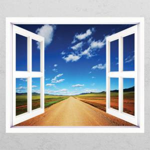 아트박스/꾸밈 ch111-질주본능_창문그림액자_뮤럴시트지