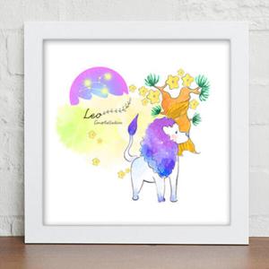 아트박스/꾸밈 iv144-밤하늘의별자리_캐릭터_인테리어액자