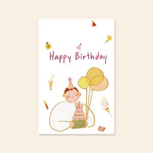 아트박스/캘리엠 캘리그라피 생일카드 (K3002_HAPPYBIRTHDAY_BOY