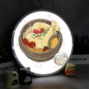 아트박스/꾸밈 no138-LED액자45R_한그릇의보약삼계탕