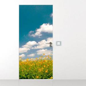 아트박스/꾸밈 gb834-구름아래코스모스_현관문시트지