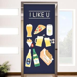 아트박스/꾸밈 pd763-맥주안주좋아요_현관문시트지