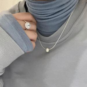 아트박스/홀리지 퍼얼 여성 실버 진주 패션 목걸이