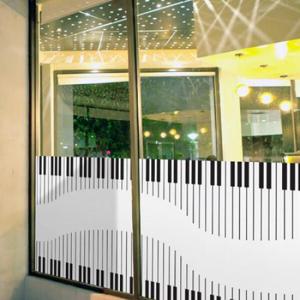 아트박스/꾸밈 dc635-피아노건반리듬에따라_불투명유리시트지