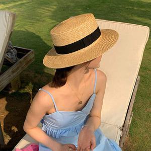 아트박스/홀리지 달몬 둥근 여성 바캉스 여행 패션 라탄모자