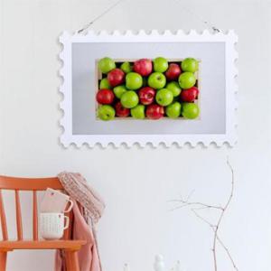 아트박스/꾸밈 ns549-행잉액자_풍수에좋은사과(우표가로대형)