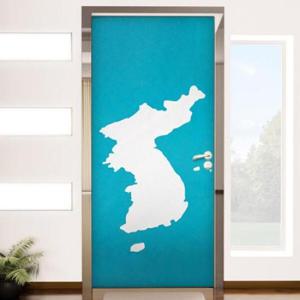 아트박스/꾸밈 dc781-한국지도펠트_현관문시트지