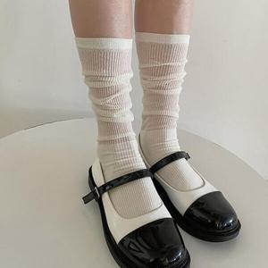 아트박스/홀리지 다니엘 데일리 골지 여성 돌돌이 장목양말