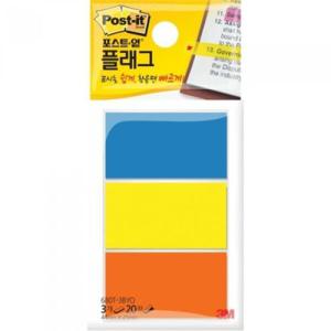 아트박스/3M 포스트잇 플래그 분류용 하이라이트 3색 680T-3BYO