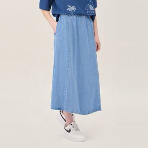 [베네통]밴딩 데님 스커트BASKF3531