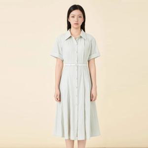 [린(의류)]조니온 셔츠 벨트 원피스(LGOPPF9900)