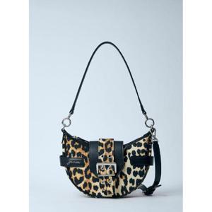 25 FW 가니 여성 스몰 레오파드 버키 크로스바디 백  gan0260028brn