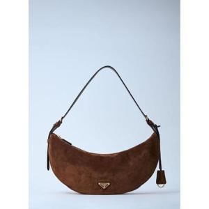 25 FW 프라다 여성 스몰 스웨이드 숄더백  pra0262019brn