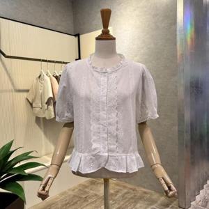 [ab.f.z]AOZ3ZB37H_자수 프릴 블라우스