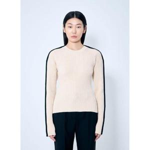 25 FW 티맥스 여성 스트레치 핏 스웨터 spx0259008wht