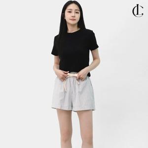 엘케이트 여자 반바지 여름바지 시어서커 밴딩 파자마 숏팬츠 LFLP007