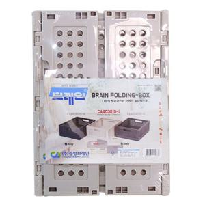 아이보리 브레인 폴딩박스 (CA403015-I) 폴딩박스 멀티박스 캠핑정리함 캠핑수납박스 접이식캠핑박스 캠핑