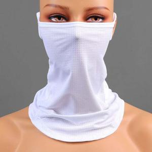 쿨목토시 스포츠넥워머 매쉬 쿨 멀티스카프 화이트 여름넥워머