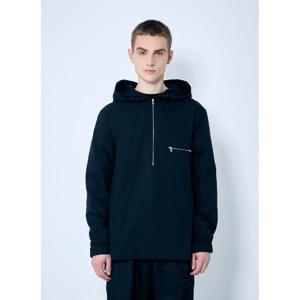 25 FW 드리스반노튼 남성 후드 면 집업 셔츠  dvn0160015blk