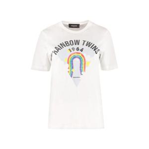 Dsquared2 레인보우 트윈스 프린트 티셔츠 S72GD0231S22844 100 TP943421871