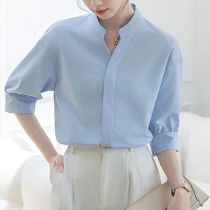 G126909_차아나카라 7부 블라우스 셔츠 남방