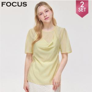 레이어드 홀터 탑+실키 블라우스 SET_VFI5M1BL5501