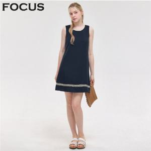 에스닉 자수 포인트 미디 원피스_VFI5M1OP3631