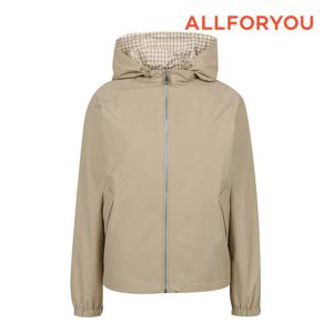 [올포유] 여성 체크 후드 사파리 점퍼 ALFRN1411-509