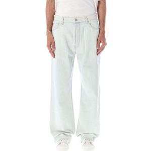 Kenzo 로고 패치 릴렉스 핏 진 FD65DP4066A4 DB TP944223371