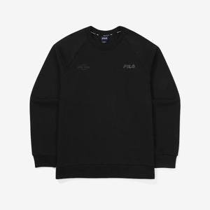 [휠라]면혼방스트레치 맨투맨 (FS2POF3203M_BLK)